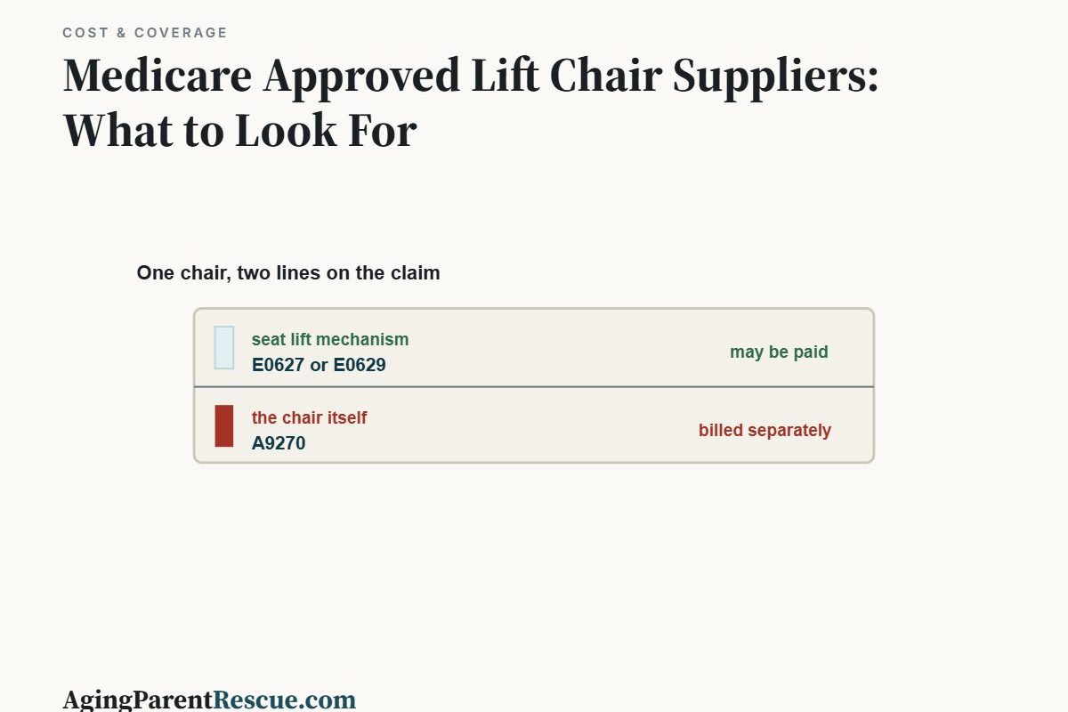 Medicare Approved Lift Chair Suppliers: What to Look For